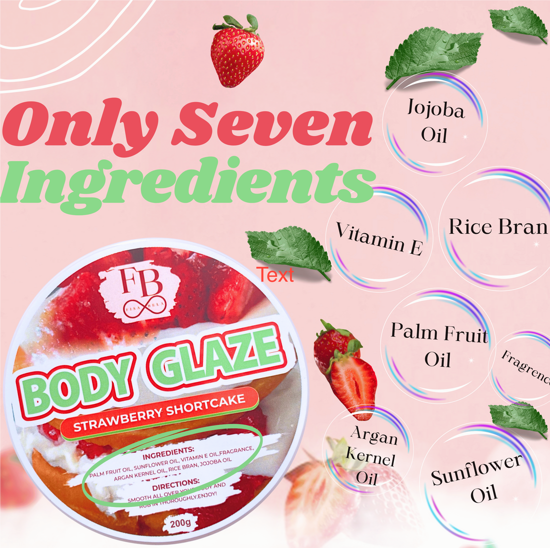 (NEW) Strawberry Body Glaze